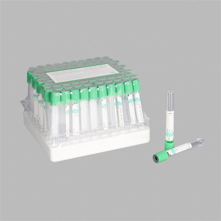 13*75MM Vacuum Heparin Tube Heparin Lithium Heparin Sodium