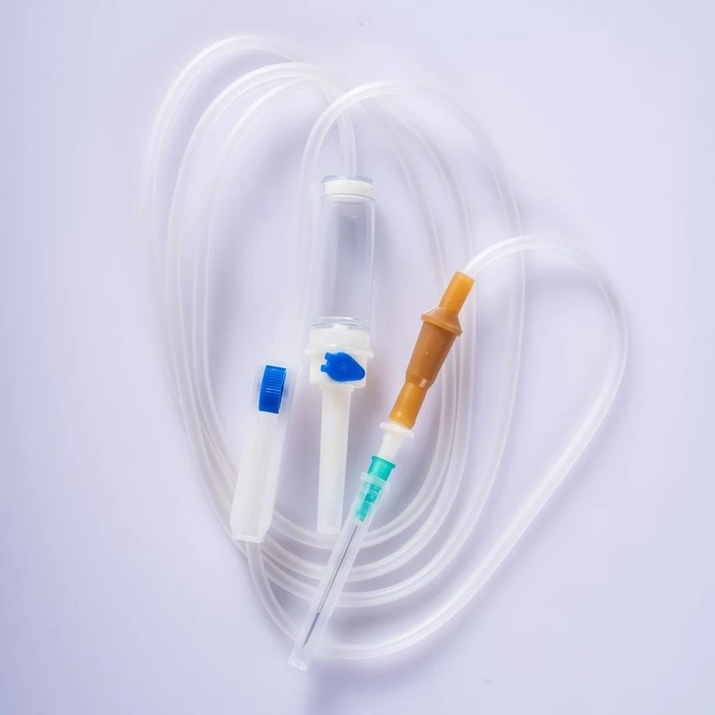 Infusion Set With IV Fluid Flow Regulator